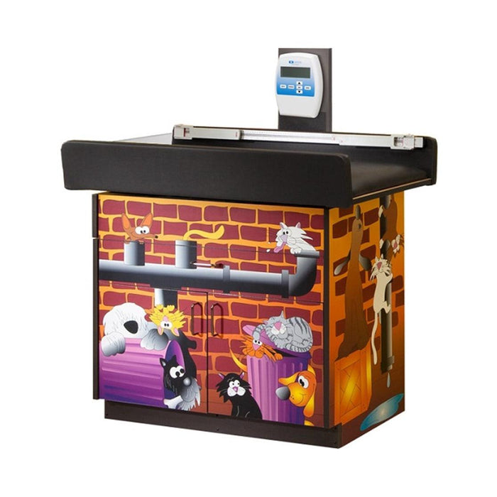 Clinton Industries Complete Exam Pediatric Furniture Package - Alley Cats & Dogs Scale Table & Cabinet-Clinic Supplies-Clinton Industries-2_1c85f09e-da9f-4141-9e3e-c66c42bcacb4-7837-X-Therastock