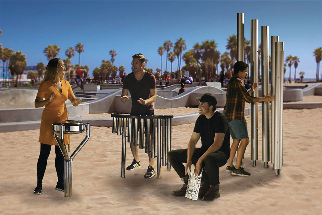 Percussion Play Street Quartet Ensemble (Outdoor Musical Instruments)