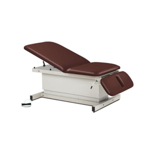 Clinton Industries Shrouded Extra Wide Bariatric Power Exam Table with Adjustable Brackrest & Drop Section-Clinic Supplies-Clinton Industries-BG_d5cf3d25-24e7-4ee9-ad6d-a18fb85603d2-84438-34-Therastock