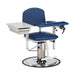 Clinton Industries H Series Hydraulic Rotating Padded Blood Drawing Chair with Padded Flip Arm and Drawer-Clinic Supplies-Clinton Industries-CLI6320-6320-Therastock