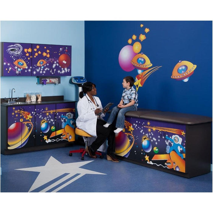 Clinton Industries Complete Exam Pediatric Furniture Package - Space Place Table & Cabinet-Clinic Supplies-Clinton Industries-CLI7935-X-7935-1X-Therastock