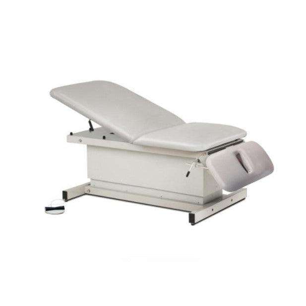Clinton Industries Shrouded Extra Wide Bariatric Power Exam Table with Adjustable Brackrest & Drop Section-Clinic Supplies-Clinton Industries-CM_bcbe0a2a-c57e-4092-a7c8-47eda7950252-84438-34-Therastock