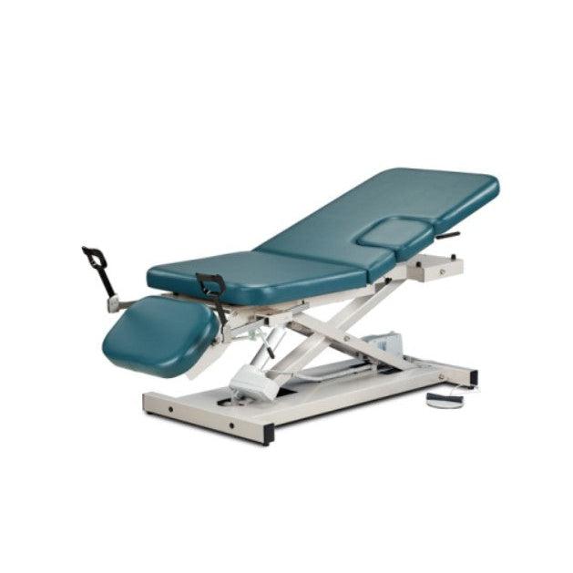 Clinton Industries Open Base Multi-Use Imaging Power Table with Stirrups-Clinic Supplies-Clinton Industries-SB_80ced21f-3536-49e3-ba22-6e0abc57a7cb-85309-Therastock