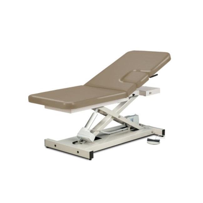 Clinton Industries Open Base Imaging Power Table with Window Drop and Adjustable Backrest-Clinic Supplies-Clinton Industries-WG_52eac7d2-425b-4f97-80d9-874fdaa51023-85200-Therastock