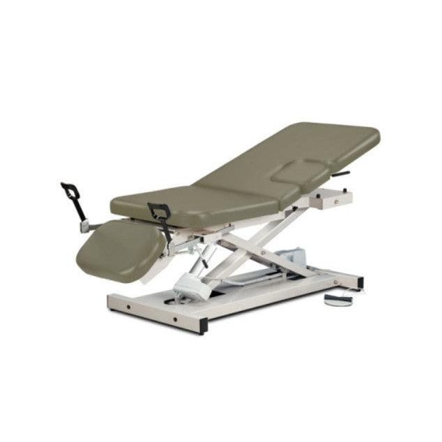 Clinton Industries Open Base Multi-Use Imaging Power Table with Stirrups-Clinic Supplies-Clinton Industries-WG_58c39422-b570-4180-85c7-fb6dcb84dadf-85309-Therastock