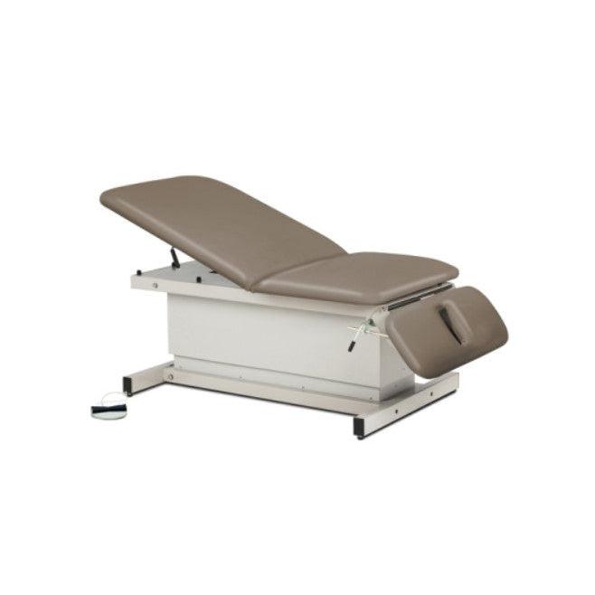 Clinton Industries Shrouded Extra Wide Bariatric Power Exam Table with Adjustable Brackrest & Drop Section-Clinic Supplies-Clinton Industries-WG_9f64a255-2a2c-4b37-826f-ff8702fe225c-84438-34-Therastock