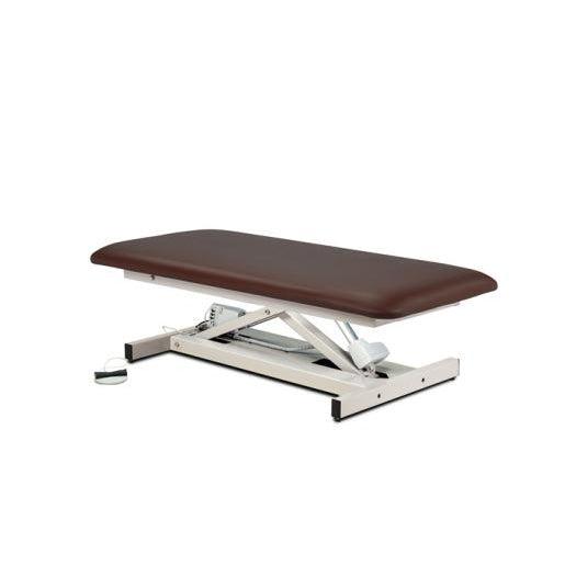 Clinton Industries Extra Wide Bariatric Straight Top Power Exam Table with Open Base-Clinic Supplies-Clinton Industries-bg_a45cb6db-386d-4c80-bbe1-1a43b1e47e11-84100-34-Therastock