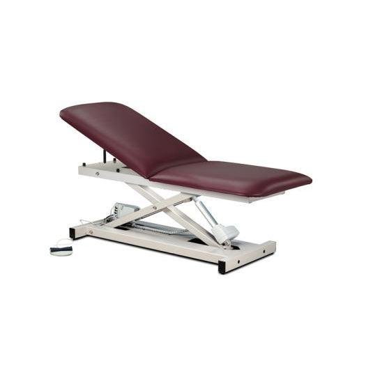 Clinton Industries Open Base Power Table with Adjustable Backrest-Clinic Supplies-Clinton Industries-bg_fad7af82-4054-4fd4-9fc6-b57eec918726-80200-Therastock