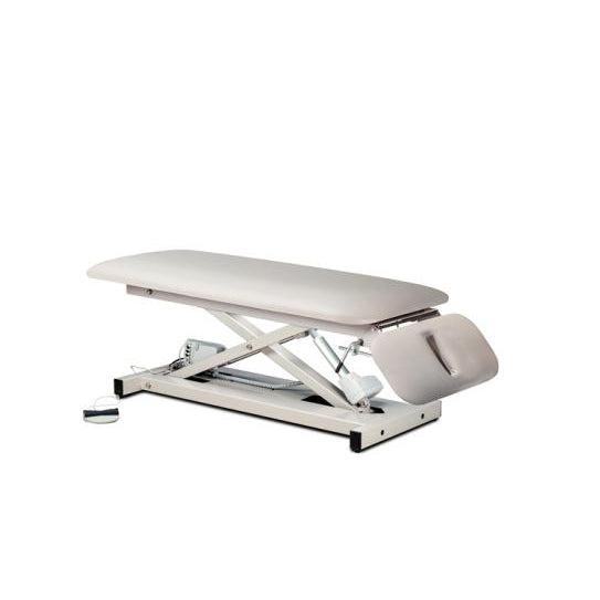 Clinton Industries Open Base Space Saver Power Table with Drop Section-Clinic Supplies-Clinton Industries-cm_f853e787-6299-4faa-841a-ba78efc037c4-80220-Therastock