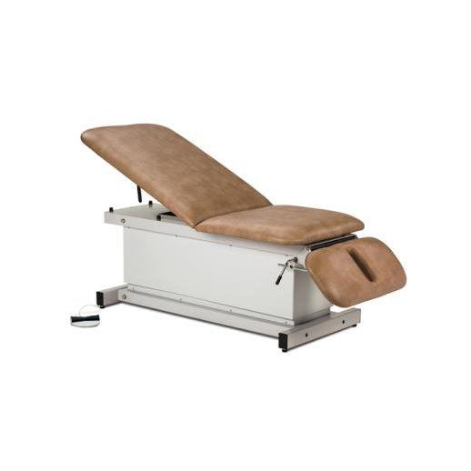 Clinton Industries Shrouded Adjustable Power Exam Table with Backrest Drop Section-Clinic Supplies-Clinton Industries-dt_ce5bc095-7f29-4e13-acf2-5c16b3fa2bc4-81330-Therastock