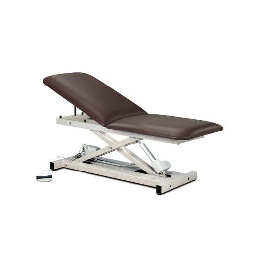 Clinton Industries Open Base Power Table with Adjustable Backrest-Clinic Supplies-Clinton Industries-gm_0050b9ce-b2df-40e0-9653-615215fbf2fe-80200-Therastock