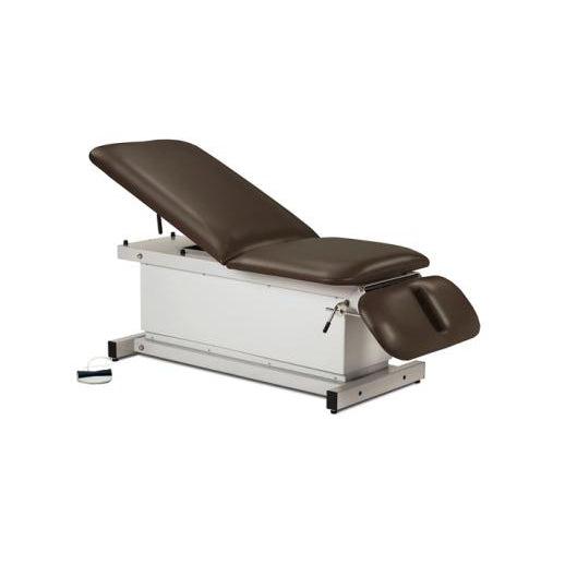 Clinton Industries Shrouded Adjustable Power Exam Table with Backrest Drop Section-Clinic Supplies-Clinton Industries-gm_97e5354a-4532-40f9-a454-da993c99fed0-81330-Therastock