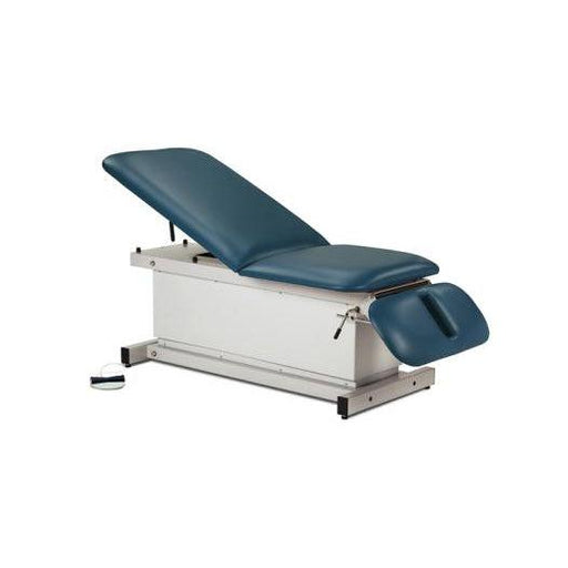 Clinton Industries Shrouded Adjustable Power Exam Table with Backrest Drop Section-Clinic Supplies-Clinton Industries-sb_12ed6364-eab1-4e8d-a41f-22b902b1582c-81330-Therastock