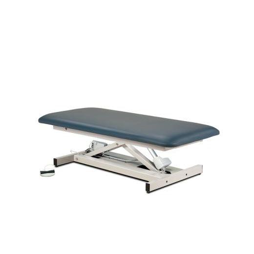 Clinton Industries Extra Wide Bariatric Straight Top Power Exam Table with Open Base-Clinic Supplies-Clinton Industries-sb_232b50a1-885c-4140-aa92-c7050620fa2d-84100-34-Therastock