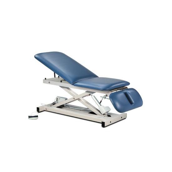Clinton Industries Open Base Power Exam Table with Adjustable Backrest & Drop Section-Clinic Supplies-Clinton Industries-ww_ed510b5c-6785-4211-b272-0198282ce85e-80330-Therastock